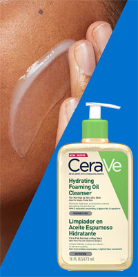 Hydrating cream to foam cleanser